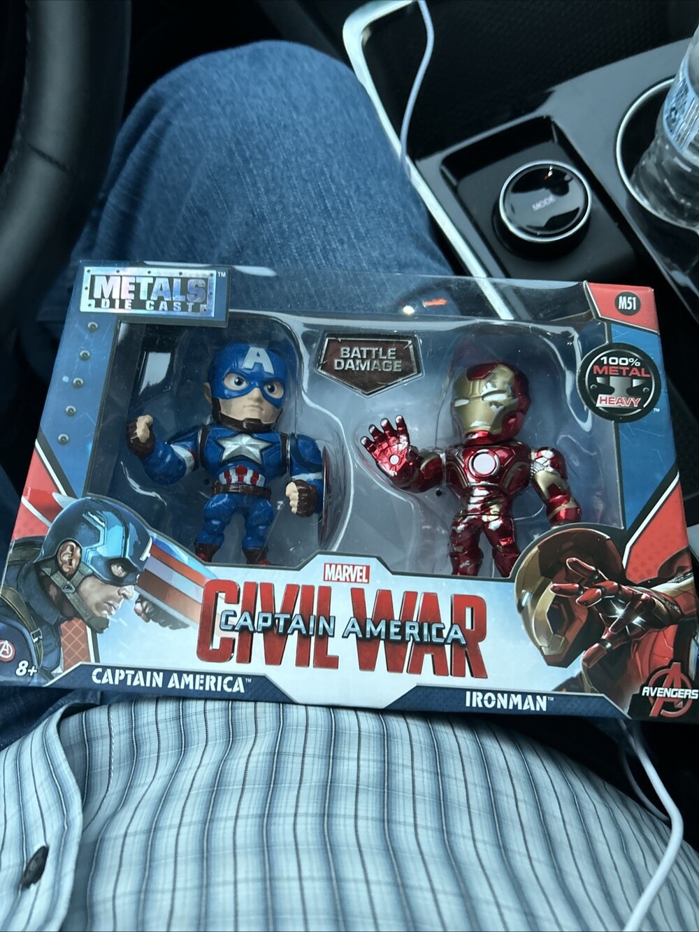 Marvel Avengers Captain America and Iron Man M51 Metals Diecast